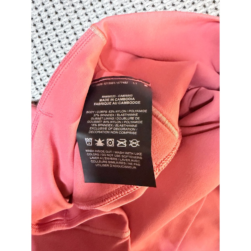 Nike Zenvy Dri-FIT Gentle-Support High-Waisted Leggings Pink Coral Womens Medium - Picture 4 of 4